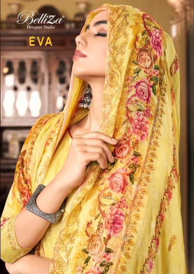 Eva By Belliza Designer Pure Cotton Salwar Kameez Collection